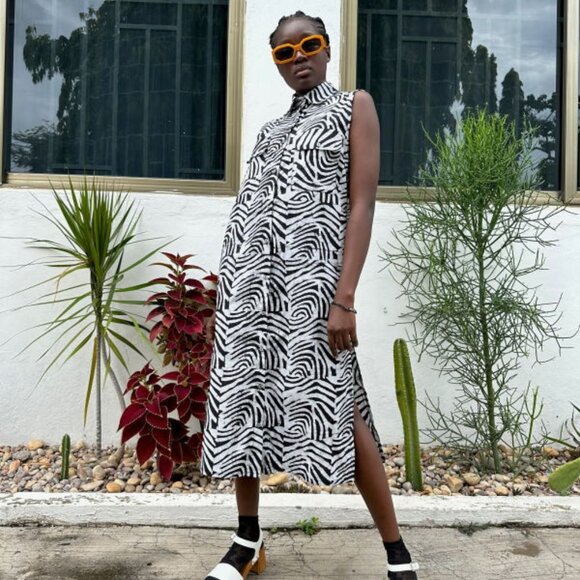 Osei-Duro Tropicana Dress - Size M - Picture 1 of 6